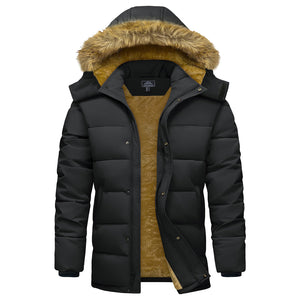 Men's Windproof Water Repellent Winter Parka Jacket - LT25M1437
