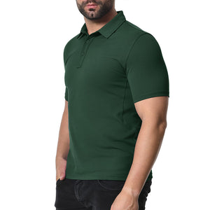 Men's Golf Tennis Casual Outdoor Summer Polo Collared Shirt - Men's Polo Shirts