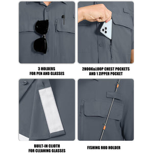 Men's Fishing Shirt UPF 50+ Lightweight Outdoor Shirt - AT23M3151