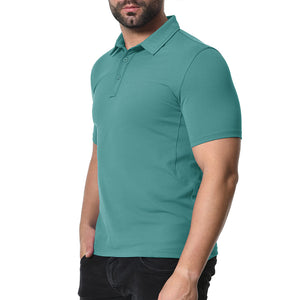 Men's Golf Tennis Casual Outdoor Summer Polo Collared Shirt - Men's Polo Shirts