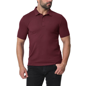 Men's Golf Tennis Casual Outdoor Summer Polo Collared Shirt - Men's Polo Shirts