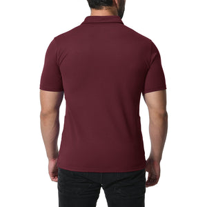 Men's Golf Tennis Casual Outdoor Summer Polo Collared Shirt - Men's Polo Shirts