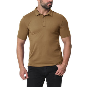 Men's Golf Tennis Casual Outdoor Summer Polo Collared Shirt - Men's Polo Shirts