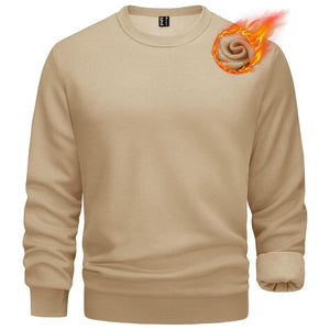 Men's Casual Crewneck Fleece Pullover Sweatshirts - google men long sleeve