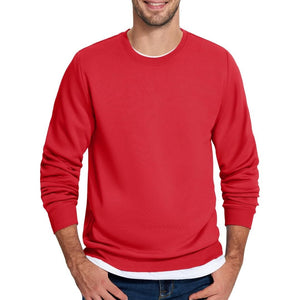 Men's Casual Crewneck Fleece Pullover Sweatshirts - google men long sleeve
