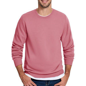 Men's Casual Crewneck Fleece Pullover Sweatshirts - google men long sleeve