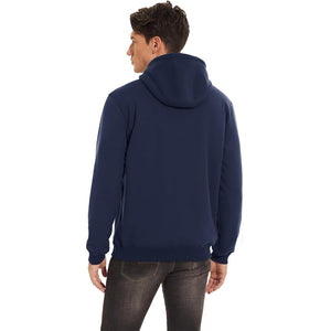 TACVASEN Navy Men's Fleece Hoodie Thick Fleece Lined Sweatshirt
