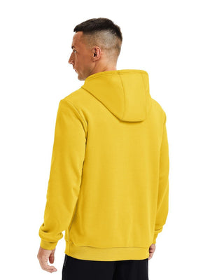 TACVASEN Yellow Men's Fleece Lined Sweatshirt Hoodies