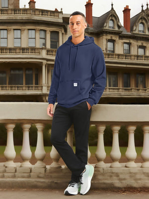 TACVASEN Navy Men's Fleece Lined Sweatshirt Hoodies