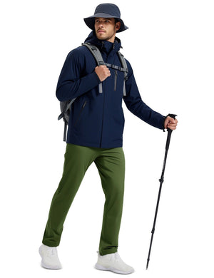 TACVASEN Army Green Men's Fleece Lined Winter Warm Pants