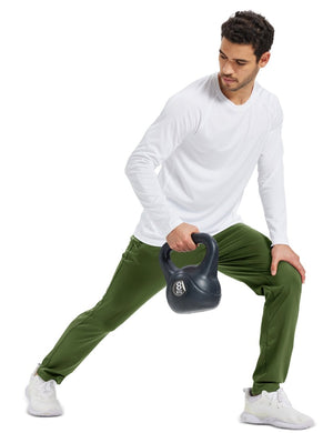 TACVASEN Army Green Men's Fleece Lined Winter Warm Pants