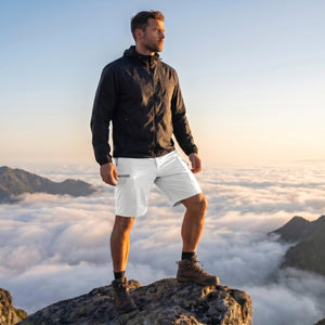 TACVASEN White Men's Hiking Cargo Shorts 10 Inch Lightweight Outdoor Work Travel Shorts