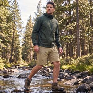 TACVASEN Khaki Men's Hiking Cargo Shorts 10 Inch Lightweight Outdoor Work Travel Shorts