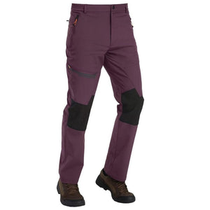 TACVASEN Purple Red Men's Fleece Lined Windproof Water Resistant Ski Pants