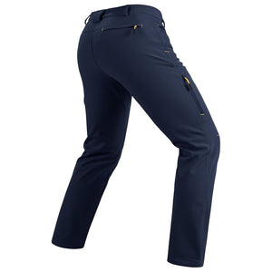 TACVASEN Navy Insulated Fleece Lined Outdoor Snow Pants