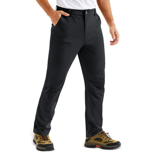 TACVASEN Black Lightweight Quick Dry Hiking Pants
