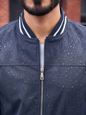 TACVASEN Navy Men's Lightweight Water Resistant Bomber Jacket