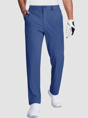 TACVASEN Blue Grey Men's Quick Dry Straight Fit Golf Casual Pants