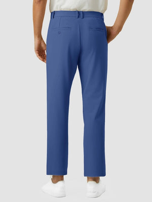 TACVASEN Blue Grey Men's Quick Dry Straight Fit Golf Casual Pants