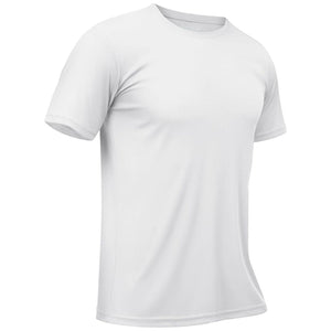 TACVASEN White Men's Quick - Dry Sun Protection Rash Guard T-Shirts