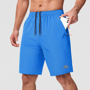 TACVASEN Azure Men's Running Workout Shorts Quick Dry with Pockets