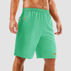 TACVASEN Mint Green Men's Running Workout Shorts Quick Dry with Pockets