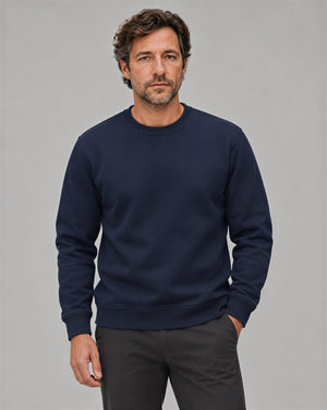 TACVASEN Navy Men's Sherpa Lined Sweatshirt Warm Heavyweight Fleece Pullover