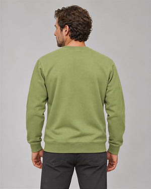 TACVASEN Emerald Green Men's Sherpa Lined Sweatshirt Warm Heavyweight Fleece Pullover