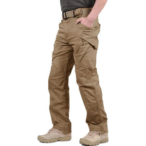 TACVASEN Coyote Brown Men's Tactical Cargo Pants Lightweight Stretch Cotton 9 Pockets Outdoor