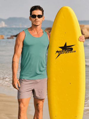 TACVASEN Grey Green Men's UPF 50+ Moisture Wicking Sports Vests