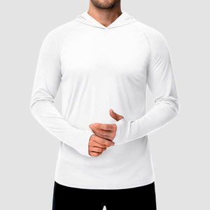 TACVASEN White Men's UPF 50+ Sun Protective Athletic Rash Guard Shirts
