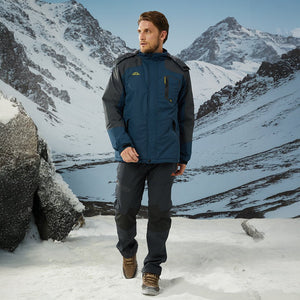 TACVASEN Royal Blue Insulated Fleece Lined Winter Snow Jacket