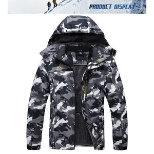TACVASEN Sapphire Blue Insulated Fleece Lined Winter Ski Jacket