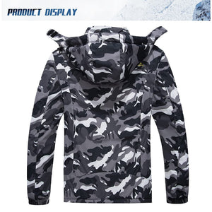 TACVASEN Sapphire Blue Insulated Fleece Lined Winter Ski Jacket