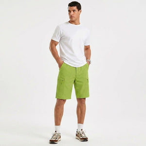 TACVASEN Green Quick Dry Hiking Cargo Shorts