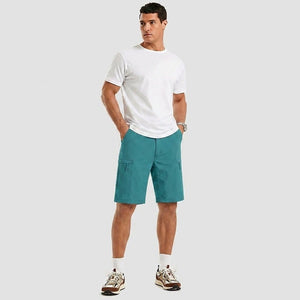 TACVASEN Lake Blue Quick Dry Hiking Cargo Shorts