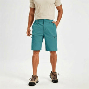 TACVASEN Lake Blue Quick Dry Hiking Cargo Shorts