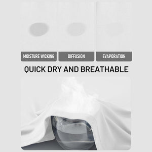 TACVASEN White UPF 50+ Lightweight Quick Dry Outdoor Tee