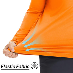 TACVASEN Light gray UPF 50+ Lightweight Quick Dry Outdoor Tee