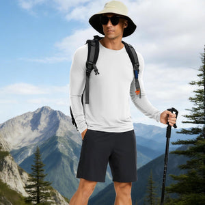TACVASEN Navy UPF 50+ Lightweight Quick Dry Outdoor Tee