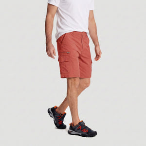 TACVASEN Navy Utility Cargo Shorts Cotton Blend