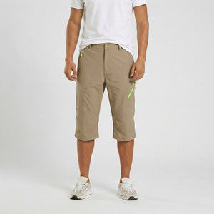 TACVASEN Khaki Utility Cargo Shorts Quick Dry Hiking Shorts