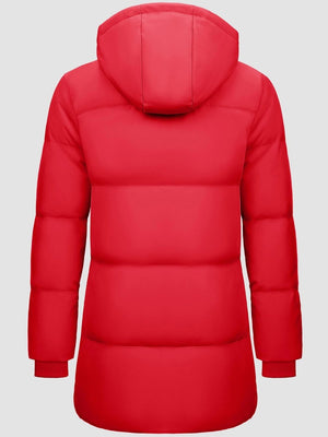 TACVASEN Tomato Women's Essential Mid-Length Down Jacket for Winter