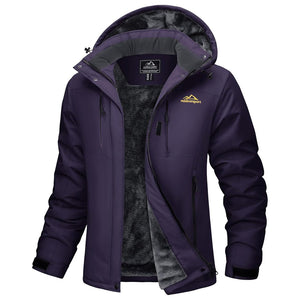 TACVASEN Deep Purple Women's Insulated Ski Jacket Winter Snow Coat