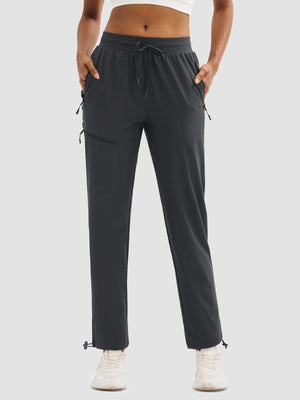 TACVASEN Dark Grey Women's UPF 50+ Quick Dry Lightweight Hiking Pants