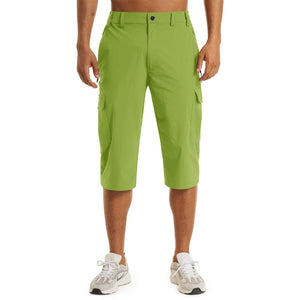 TACVASEN Light Blue Utility Cargo Shorts Quick Drying