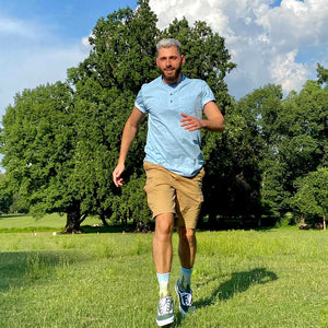 TACVASEN Khaki Utility Cotton Cargo Shorts