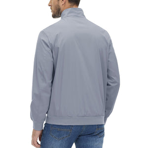 TACVASEN Light Grey Men's Lightweight Casual Bomber Jacket
