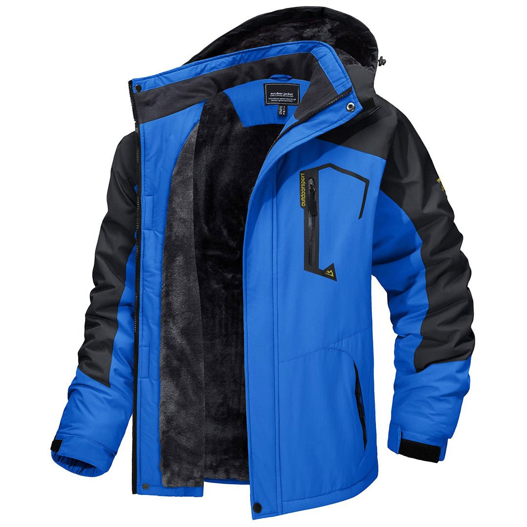 TACVASEN Royal Blue Insulated Fleece Lined Winter Snow Jacket