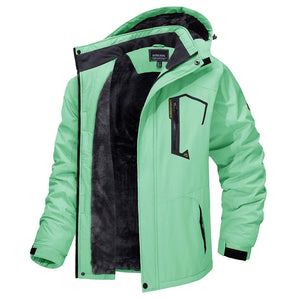 TACVASEN Mint Green Insulated Fleece Lined Winter Snow Jacket